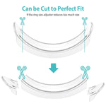 PALAY Ring Size Adjuster for Loose Rings featuring 16PCS and Transparent Silicone Design