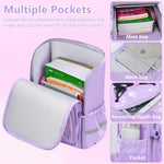 PALAY Kuromi Backpack for School Girls 7–12 with Multi Layer Storage and Ergonomic Straps