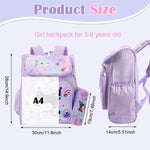 PALAY School Backpack for Girls with Ergonomic Back Support and Waterproof Nylon Design