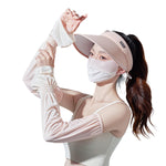 PALAY Face Mask for Cycling and Outdoor Sports with Adjustable Ties and UPF 50+ Pink