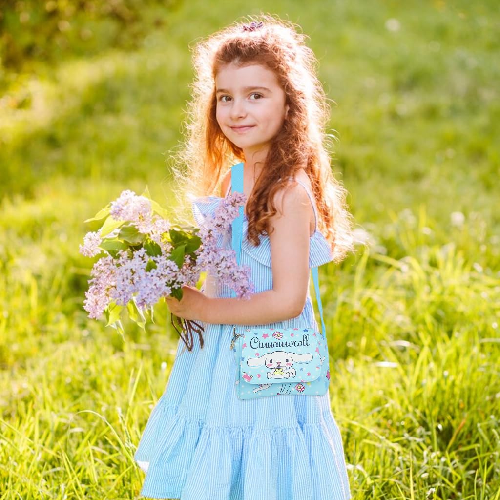 PALAY Cinnamoroll Sling Bag for Girls with Canvas Material and 20x15x7cm Mini Size