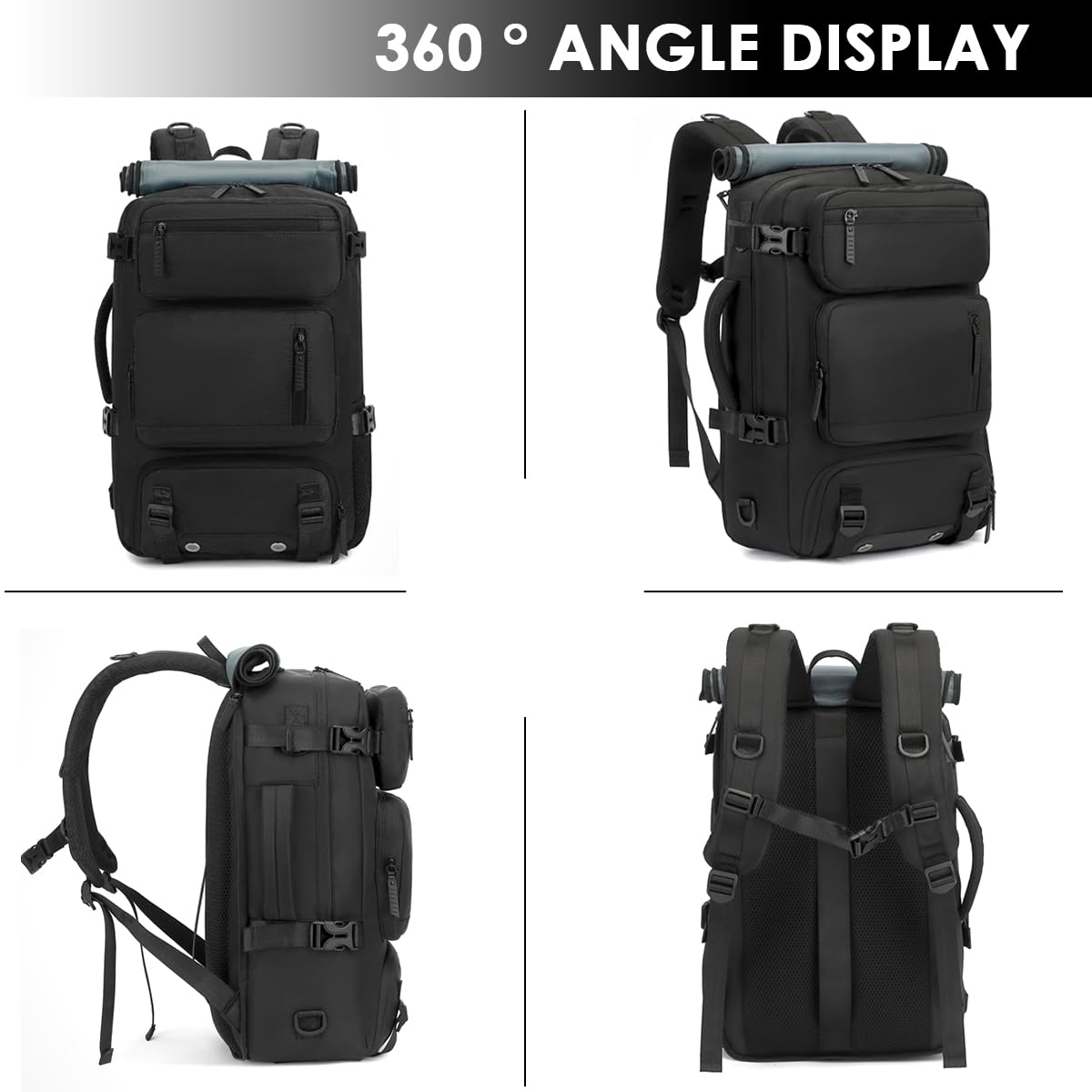 PALAY Backpack Bag for Travel with 23L Capacity and 3 in 1 Modular Design | Waterproof Nylon