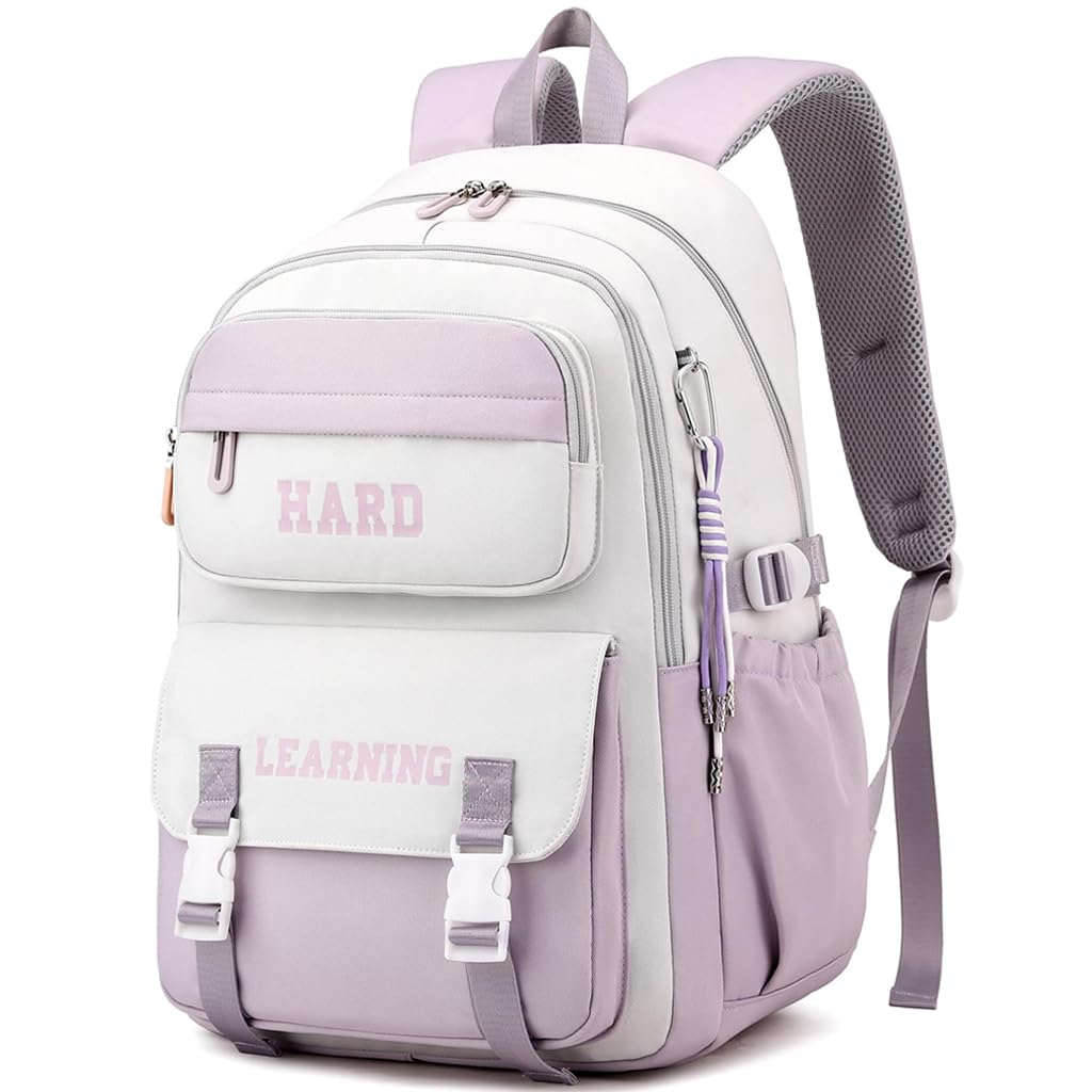 PALAY School Backpack with Dual Main Zippered Compartments for 15.6 in Laptop | Waterproof Daypack