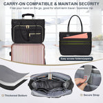 PALAY Tote Bag for Women with 15.6 inch Laptop Compartment featuring Quilted Design and Nylon Material | Ideal for Office and College