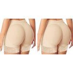 PALAY Hip Pads for Women with 3D Butt Lifting Design High Waist Enhancer Shorts 2PCS Beige