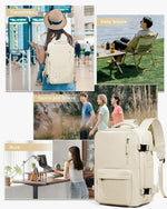 PALAY Travel Backpack for Men with 14 in Laptop Sleeve and Separate Shoe Compartment | Waterproof Polyester Design