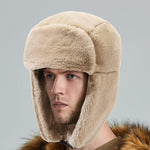 PALAY® Winter Warm Hat Trapper Hat Fleece Warm Hat Motorcycling Hat Unisex Windproof Winter Cap for Men and Women Fashion Plush Trapper Hat Christmas Gift