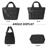 PALAY Tote Bag for Women featuring 33x14x21cm Structured Pockets and Quilted Nylon Design | Lightweight Crossbody Handbag