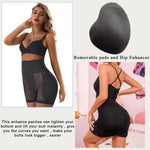 PALAY Hip Pads for Women with 2 pcs Hip Insert Pads and Dacron Fabric | Black XL Shapewear