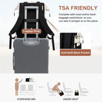 PALAY Laptop Backpack for Women 15.6 Inch with Dual Zipper and Wide Open Design | Oxford Cloth Travel Bag