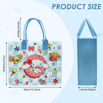 PALAY Shopping Bag for Grocery with 34x11x27cm Spacious Design featuring Felt Material | Kawaii Cinnamoroll Tote for Daily Use
