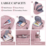 PALAY School Bag for Girls with 3 Zipper Compartments and Waterproof Nylon | Purple Backpack