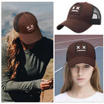 GUSTAVE® Cap for Men, Fashion Embroidered Baseball Hat with Breathable Mesh, Adjustable Fit, Superior Sun Protection, Durable Brown Outdoor Sports Casual Wear