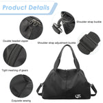 PALAY Gym Tote Bag for Women with Wet Dry Compartment and Waterproof Oxford Cloth