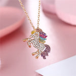 PALAY Unicorn Jewelry Set for Girls with 17.7 in Necklace and 9.4 in Bracelet | 4 Pack Gold Gift