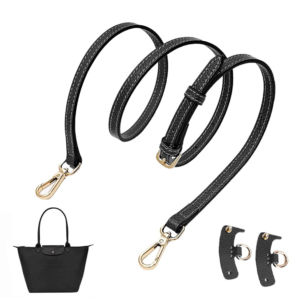 PALAY Shoulder Strap for Bags with 36–47 in Adjustable Length and eQuick Release Kit | Brown PU