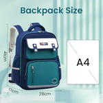 PALAY School Backpack for Kids 5–10 Years with 15.7×11.8×7.1 in Capacity and Ergonomic Padding | Waterproof Oxford Cloth Design