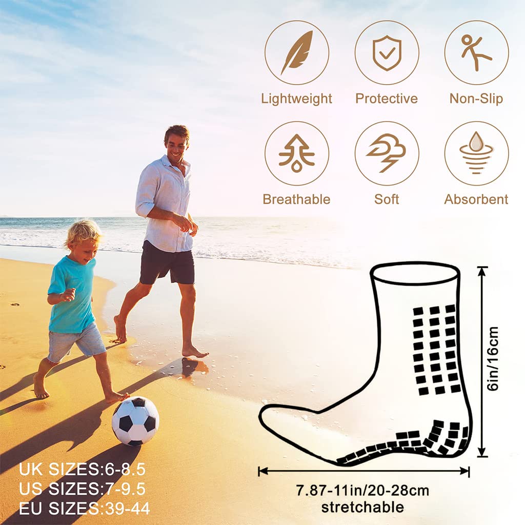 PALAY® Hi Tech Performance Athletic Socks for Men and Women,Rubber Anti Slip and Thicken Cushion Sport Socks,Ankle Length Socks for Badminton,Soccer,Running,Gym & Indoor Training