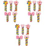 PALAY Wire Hair Bands for Girls Kids 15PCS with 6.7cm Spiral Design | Cute Cartoon Ponytail Accessories