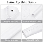 PALAY Women's Dress Shirt for Office and Casual Wear with 96cm Bust | Stretch Cotton Blend