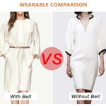 PALAY Fashion Belt for Women with Fine Metal Buckle 0.7 in Width PU Leather Brown | Dress Accessory