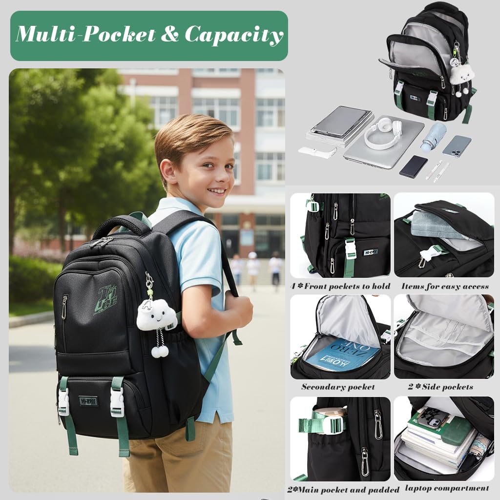 PALAY School Bag Trolley Rolling Backpack for Kids featuring 6 Wheels and Detachable Stand | Ideal for Elementary and Middle School