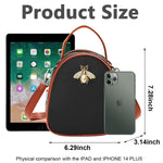 PALAY Women Sling Bag for Daily Use featuring 15 x 10 x 18.5 cm Multi Layer Design with PU Material | Detachable Shoulder Strap