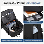 PALAY Laptop Backpack for Office and Travel with USB Port and 17.3 inch Compartment | Waterproof Oxford Bag