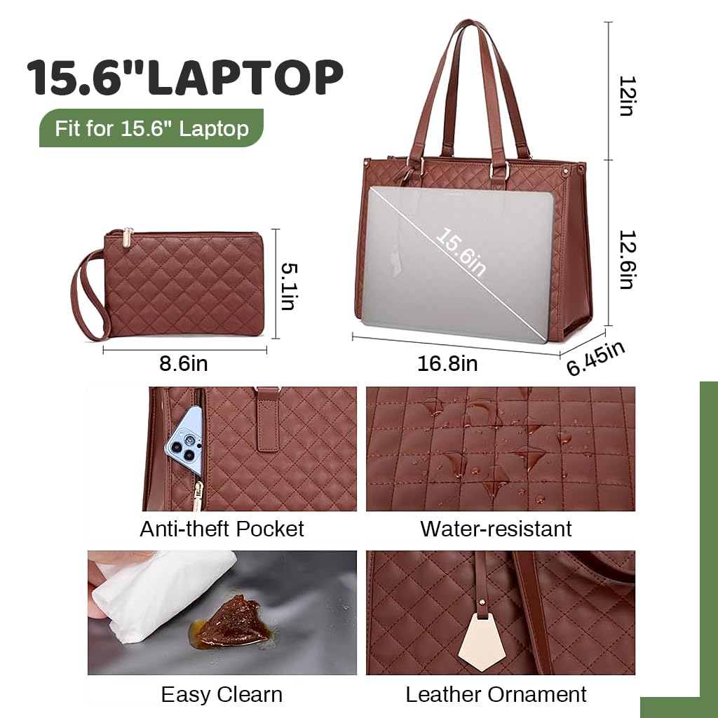 PALAY Tote Bag for Women with Insulated Lunch Compartment and Detachable Strap | Travel and Office Use