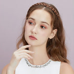 PALAY Braided Hair Band for Women featuring Secure Tooth Grip and 3 Color Set | Comfortable Synthetic Headband for Stylish Hairstyles