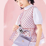 PALAY Kuromi Purse for Girls featuring Removable Strap and Silicone Body 4.33×5.9×1.57 in | Cute Crossbody Phone Bag