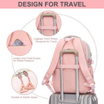 PALAY Girls School Backpack for Students with 32x22x46cm Storage Layer and Padded Straps | Waterproof Nylon Bag