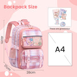 PALAY® Unicorn Bags for Girls Stylish School Backpack for Kids Girls Durable Waterproof Girls School Bag Shoulder Bags for Girls Kids Backpack for Girls Birthday Gift (6-12 Years Old) - Pink