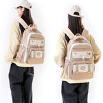 PALAY School Backpack for Students with Multi Pocket Design and Trolley Strap | Stylish Cartoon Print for Travel