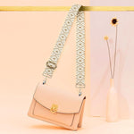 PALAY Purse Crossbody Wide Shoulder Strap for Bags with 3.8cm Width and Adjustable 80–130cm Length | Diamond Embroidered Polyester Design for Women