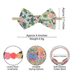 PALAY Baby Girl Headbands featuring Adorable Bow and Flower Designs | 10 Pack Nylon Set