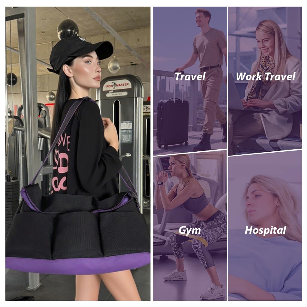 PALAY Women Gym Bag for Travel and Fitness with Shoe Compartment and Wet Pocket | Lightweight Nylon Carry On