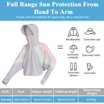 PALAY Sun Protection Hoodie for Women with Brim and Full Zip UPF 50+ | Quick-Dry Grey