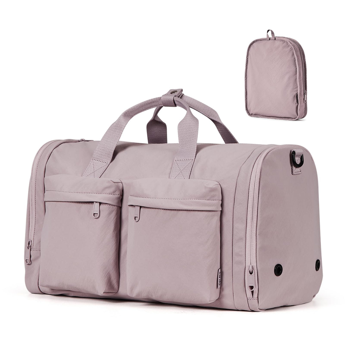 PALAY® Gym Bag for Women Travel Duffel Bag Foldable Overnight Weekend Bags with Shoes Compartment Lightweight Water Resistant Holdall Bags for Sports and Travel