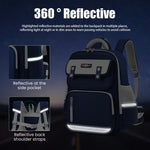 PALAY School Backpack for Kids with Chest Buckle and Reflective Strip Waterproof Oxford Cloth for 5–10 Year Olds | Ergonomic Burden‑Relief Design