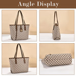 PALAY Women Tote Bag for Office and Travel with Multi Pocket Design 34x14x29cm PU Leather