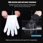 PALAY Winter Gloves for Skiing and Riding with Touch Screen Fingers and Anti Slip PU Palm | Windproof Waterproof for Men 8.5–9 cm Hand Width