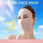 PALAY® Face Mask for Sun Protection Women Face Mask for Bikers, UPF 50+ Full Face Cover for Women, Reusable Ice Silk Cooling UV Face Mask for Summer Outdoor Face Cover for Running Hiking