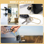 PALAY Carabiner Locks for Hanging and Securing with 2.36 in Screw Lock | Golden Copper 2 Pack
