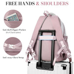 PALAY School Backpack for Girls with 13.3 in Laptop Compartment and Dual Handle | Oxford Patchwork Design