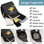 PALAY Crossbody Sling Bag for Women with Oxford Cloth in Stylish Black | Travel Shoulder Phone Bag