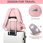 PALAY School Backpack for Students with 15.6 in Laptop Compartment and Padded Straps | Waterproof Oxford Cloth Design for Girls