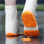 PALAY Silicone Shoe Rain Cover for Outdoor Use with Snap Button Closure and Anti Slip Sole | 2 PCS US Size 7.5 9