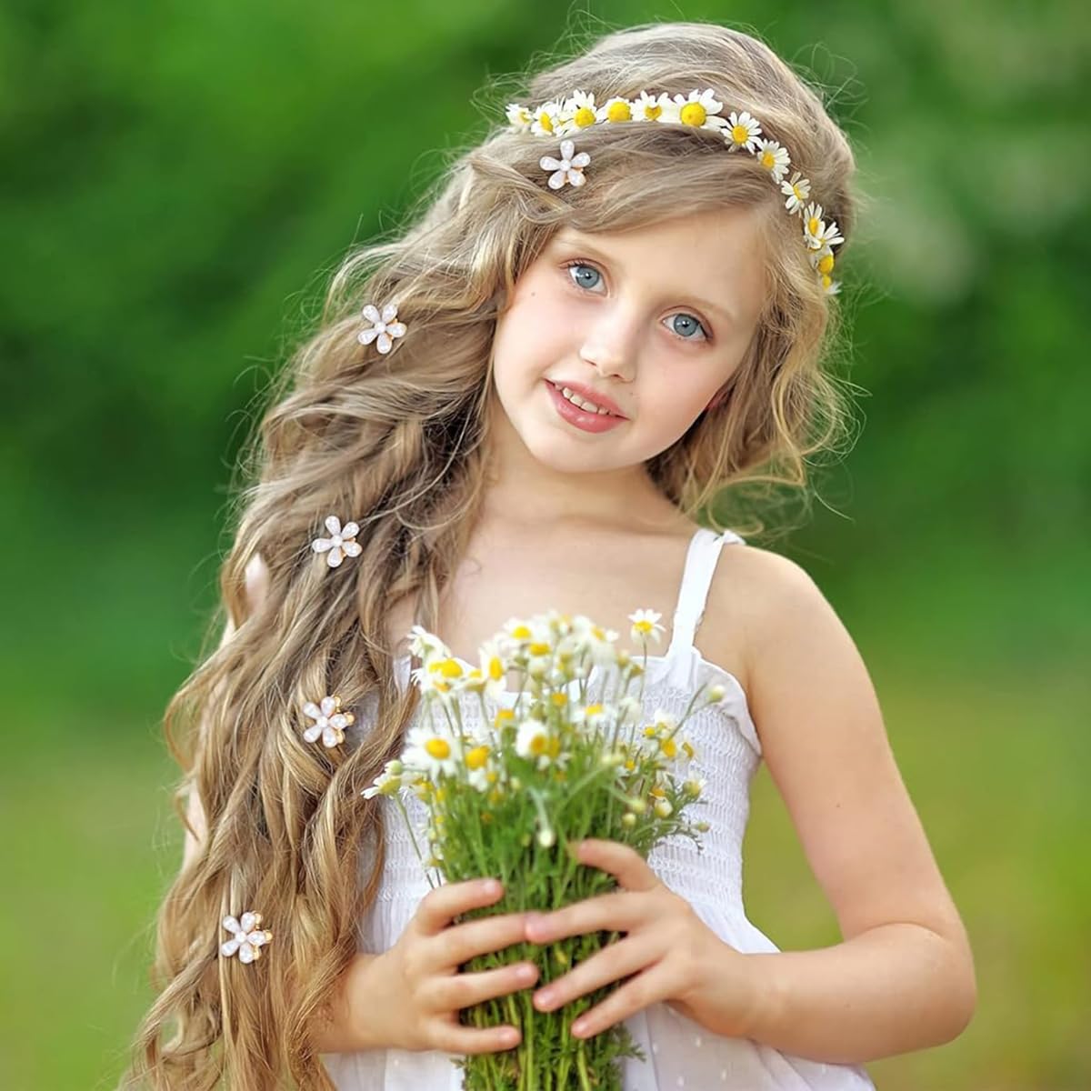 PALAY Mini Pearl Hair Clips for Women featuring Toothed Claw Design and 10 Pieces Set | Elegant Flower Alloy Accessories