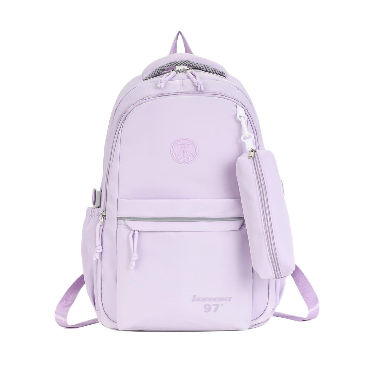 PALAY® Student Backpack for Girls Oxford Cloth Casual School Bag with Zipper Pencil Pouch, Padded Shoulder Straps, Laptop Compartments & Luggage Strap, Travel Daypack for School, Outing & Travel